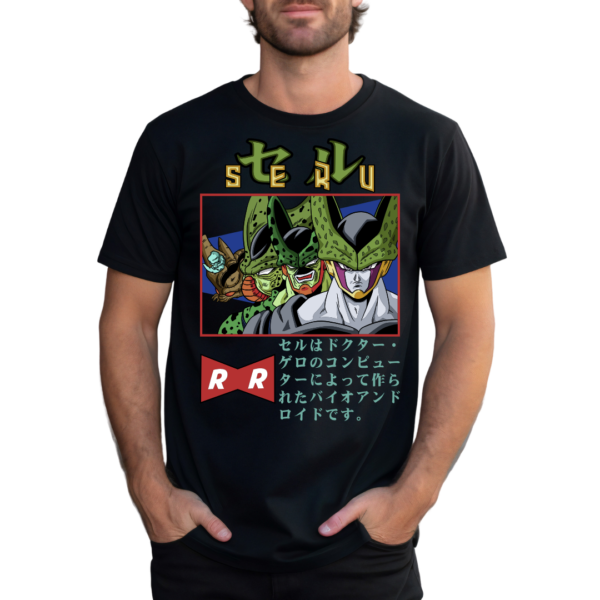 Cell Fases | Dragon Ball | Playera Caballero