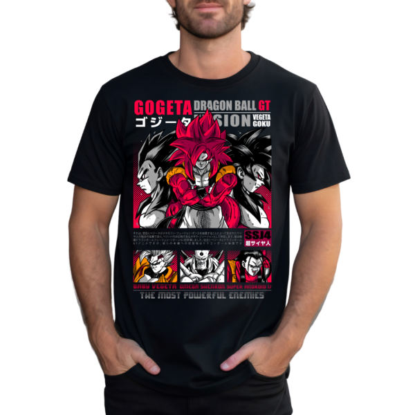 Gogeta SSJ4 | Dragon Ball GT | Playera Caballero