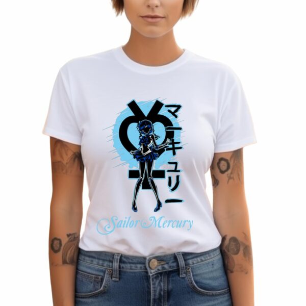 Sailor Mercury | Sailor Moon | Diseño 1 | Playera Dama