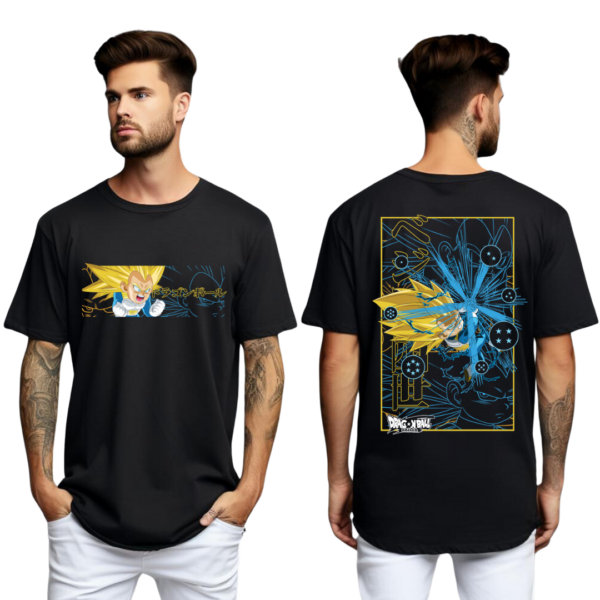 Vegeta SSJ3 | Dragon Ball Daima | Diseño 2 | Playera Caballero